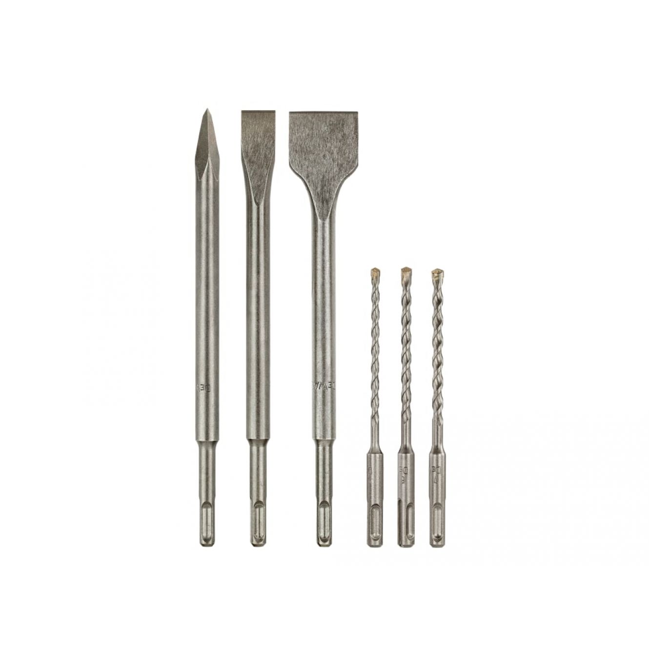 DT60331 SDS Plus Drill and Chisel Bit Set, 6 Piece DEWDT60331QZ