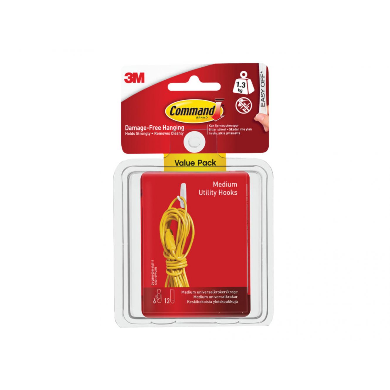 Medium Utility Hooks Value Pack (Pack 6) COM170016