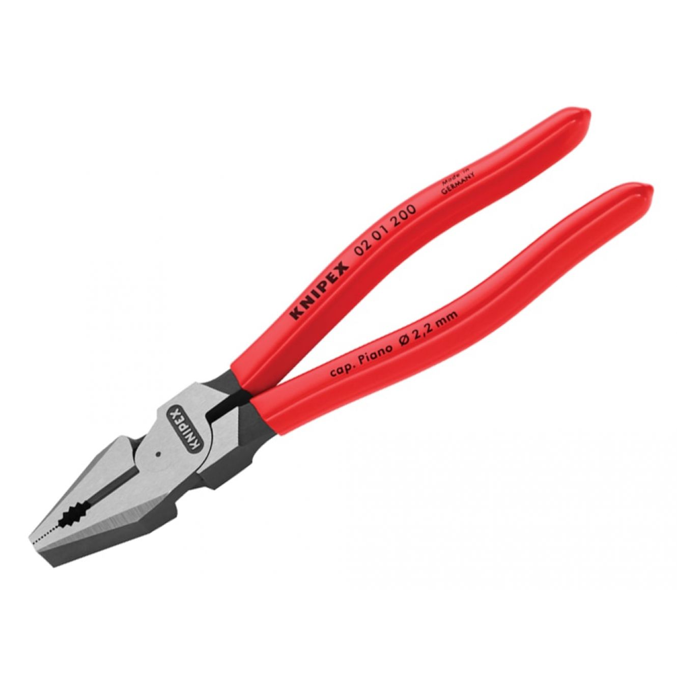 02 01 Series High Leverage Combination Pliers, PVC Grip