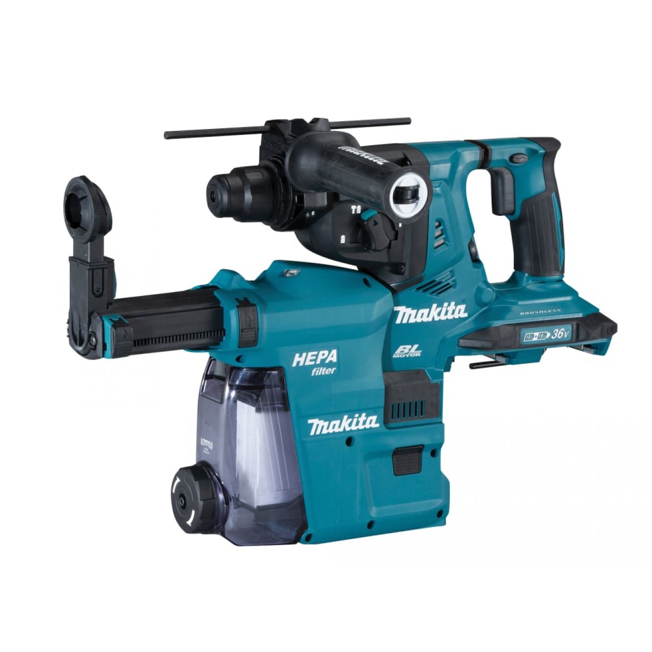 DHR281ZWJ LXT Rotary Hammer + Extractor 36V (2 x 18V) Bare Unit MAKDHR281ZWJ