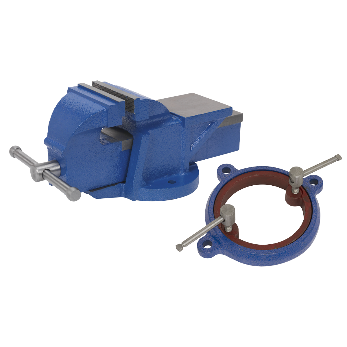 Professional Heavy-Duty Vice 100mm with Swivel Base CVXTB100COMBO