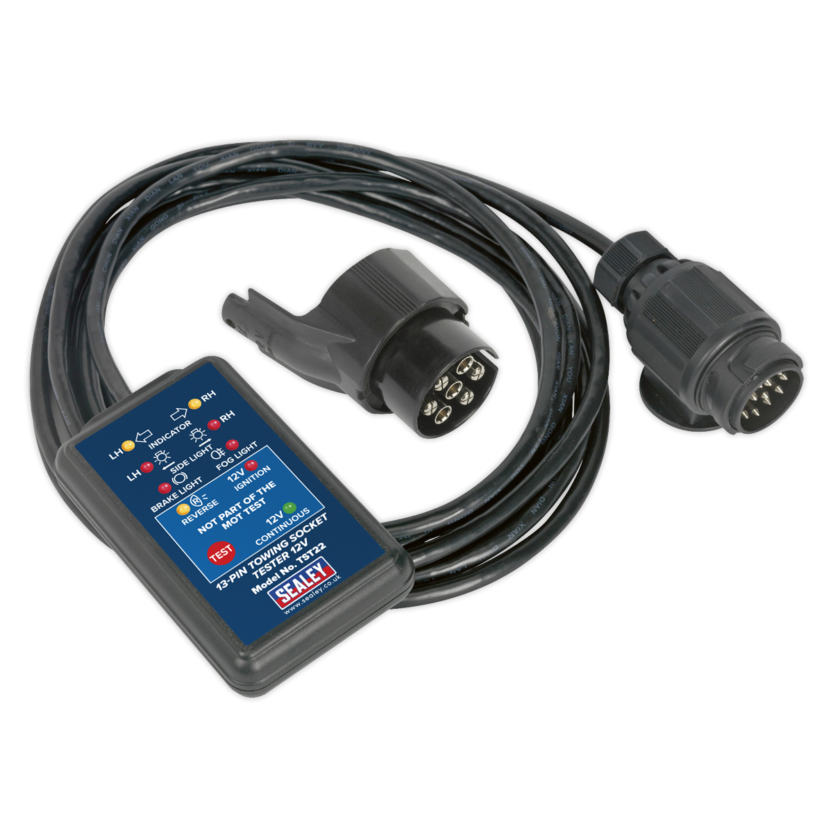 Towing Socket Tester 13-Pin 12V - DVSA Approved TST22