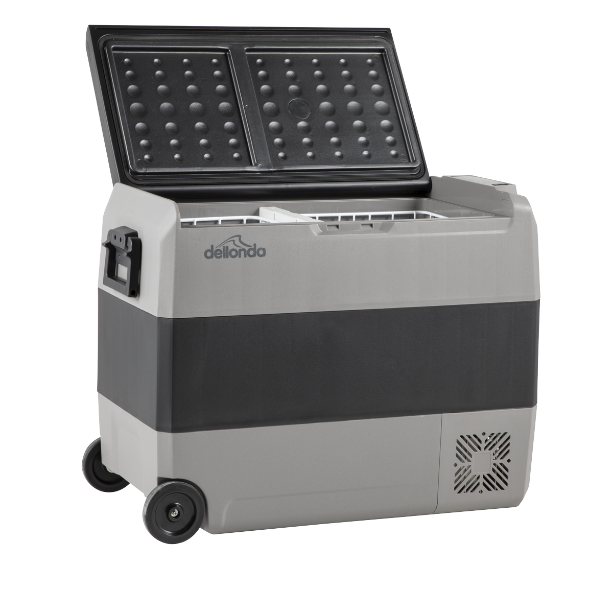 Dellonda 60L Portable Dual Zone Compressor Car Camping Fridge/Freezer 12/24V DL15