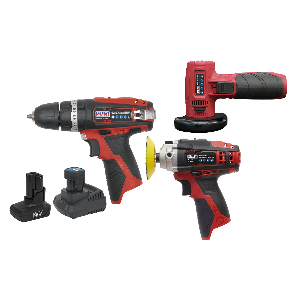 3 x 12V SV12 Series Cordless Power Tool Combo Kit CP1200COMBO7