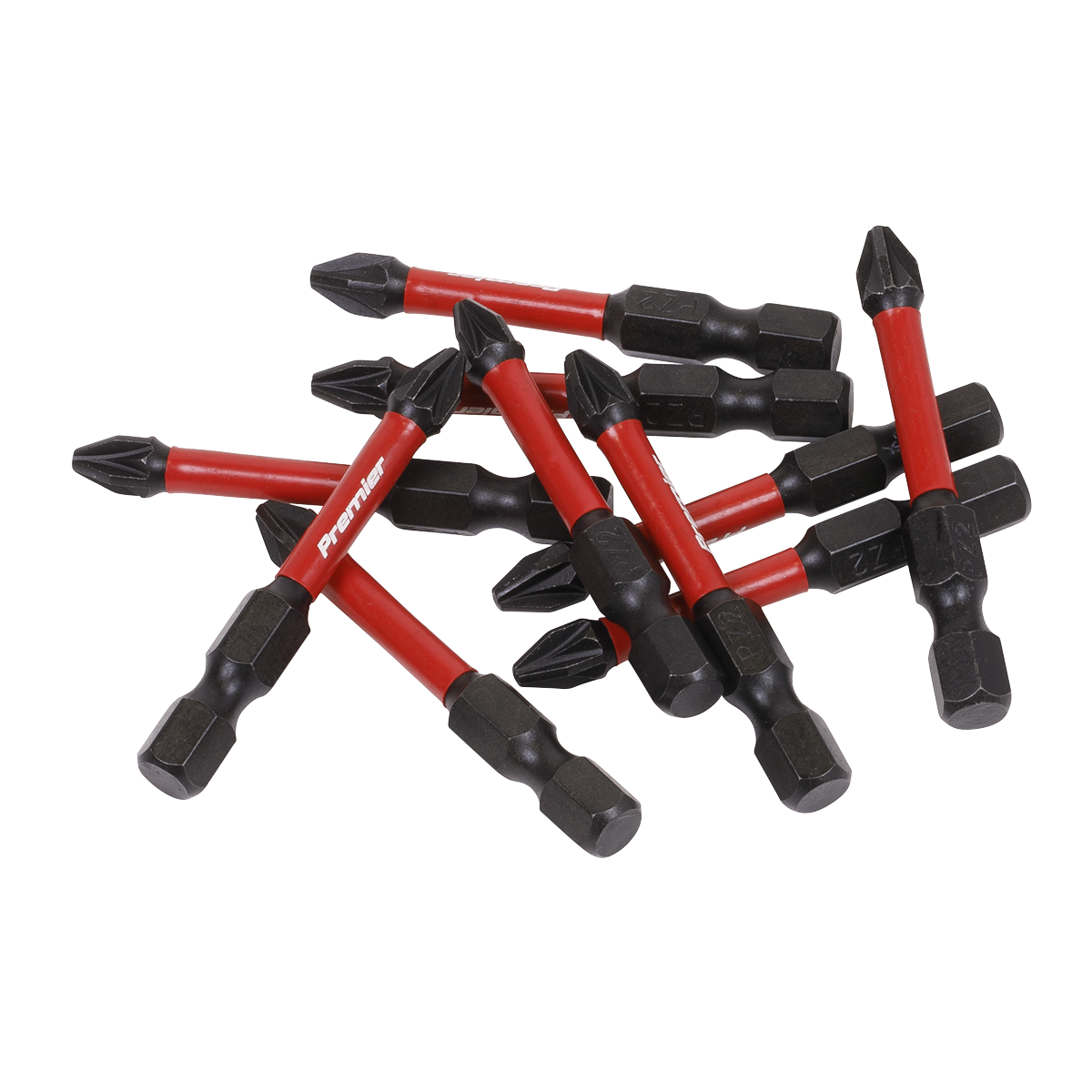 Pozi #2 Impact Power Tool Bits 50mm - 10pc AK8275