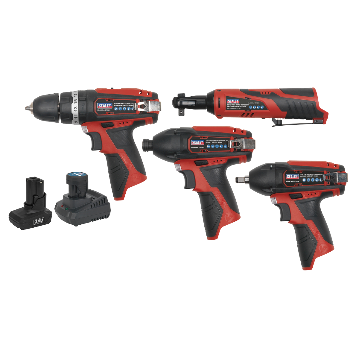 4 x 12V SV12 Series Cordless Power Tool Combo Kit CP1200COMBO