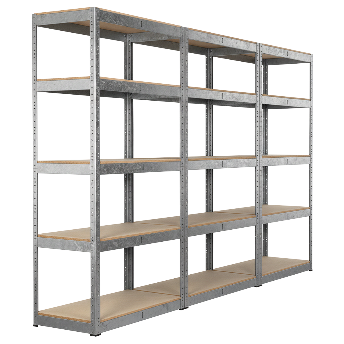 Racking Unit with 5 Shelves 350kg Capacity Per Level - Set of 3 AP6350GSCOMBO1