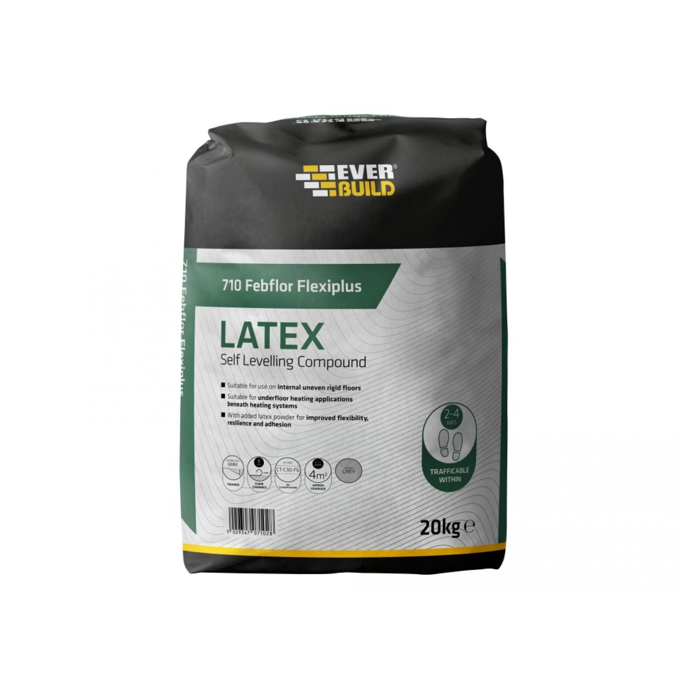 710 Febflor Flexiplus Latex Grey 20kg EVBSLPLUS20