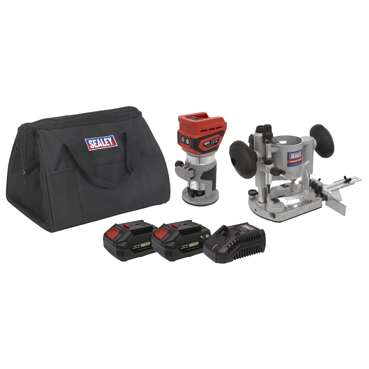 20V SV20 Series Cordless Trimming Router kit - 2 Batteries CP20VTRKIT