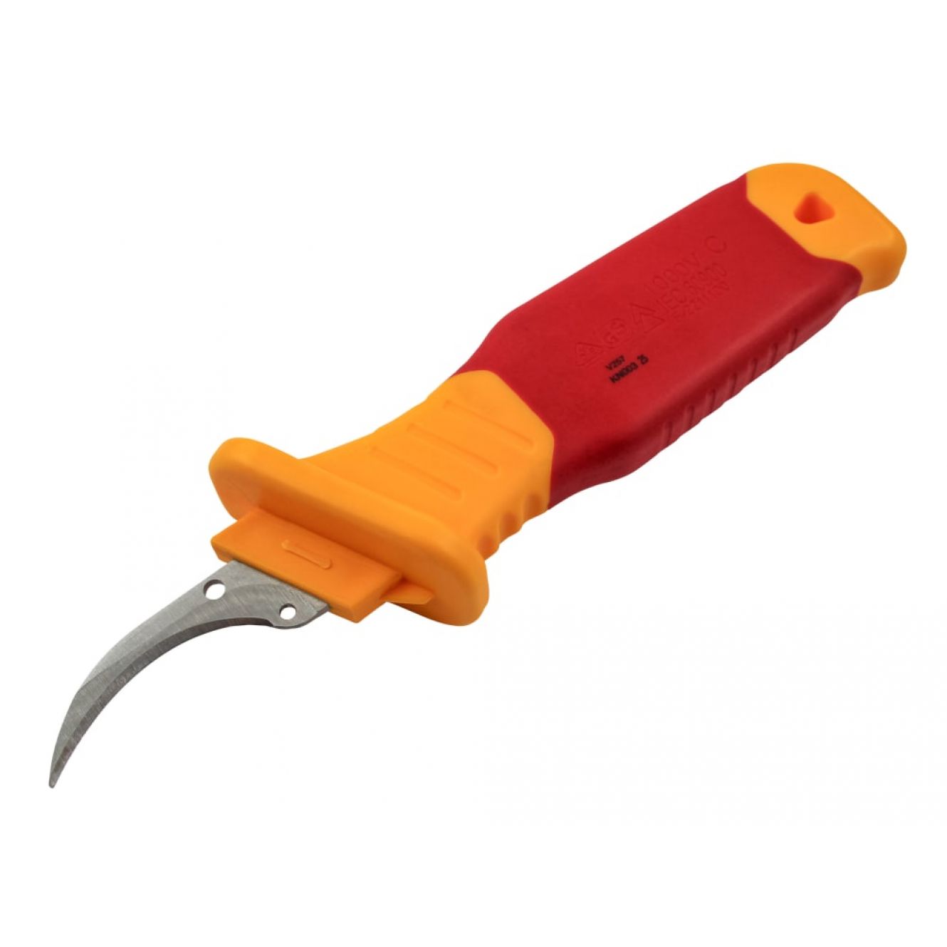 VDE Stripping Knife with Sickle Blade 205mm FAITKVDES