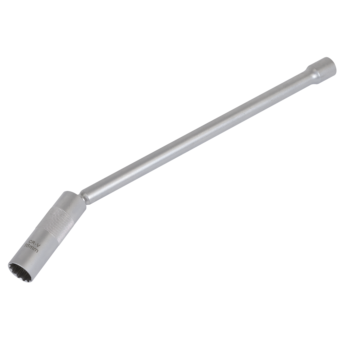 Spark Plug Socket with Universal Joint & Extension 3/8"Sq Drive 12-Point 16mm AK6576