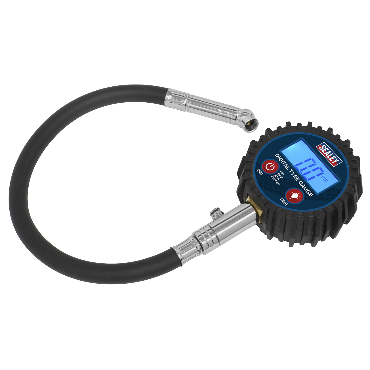 Digital Tyre Pressure Gauge with Push-On Connector TST002
