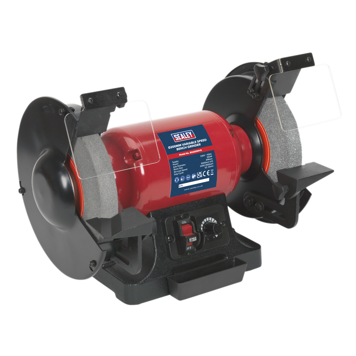 Bench Grinder Ø200mm Variable Speed BG200WVS