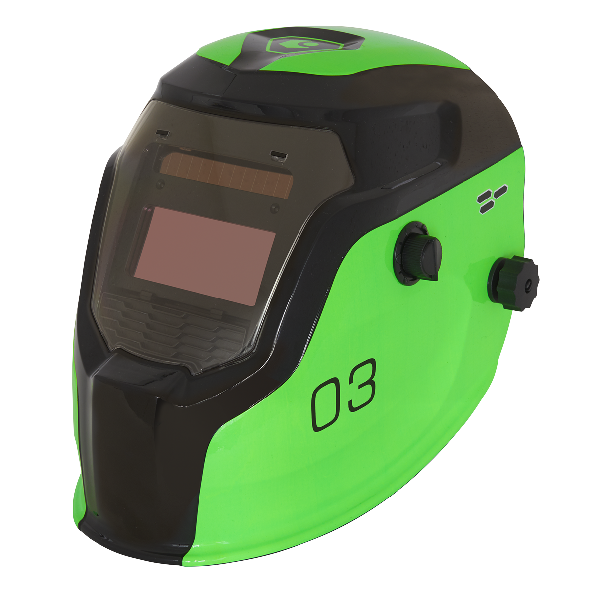 Auto Darkening Welding Helmet - Shade 9-13 - Green PWH3