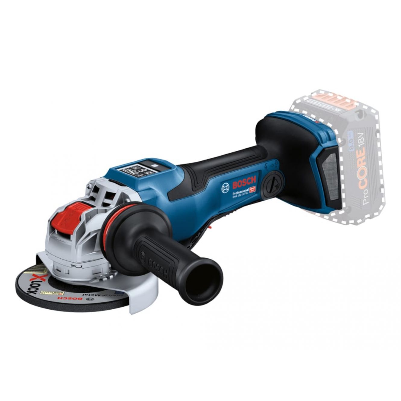 GWX 18V-15 PSC Professional BITURBO Angle Grinder 125mm 18V Bare Unit BSH6019H6G00