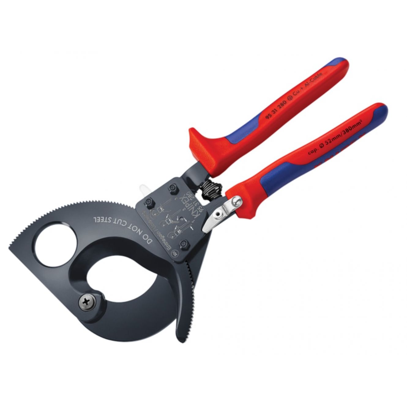 95 31 Series Ratchet Action Cable Shears, Multi-Component Grip