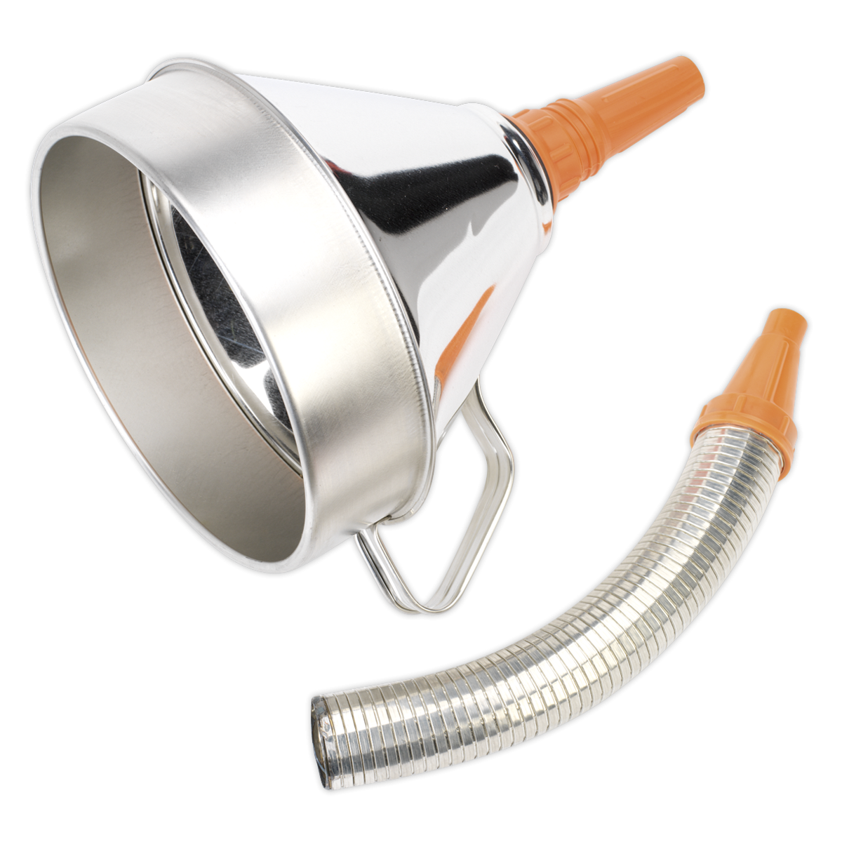 Funnel Metal with Flexible Spout & Filter Ø200mm FM20F