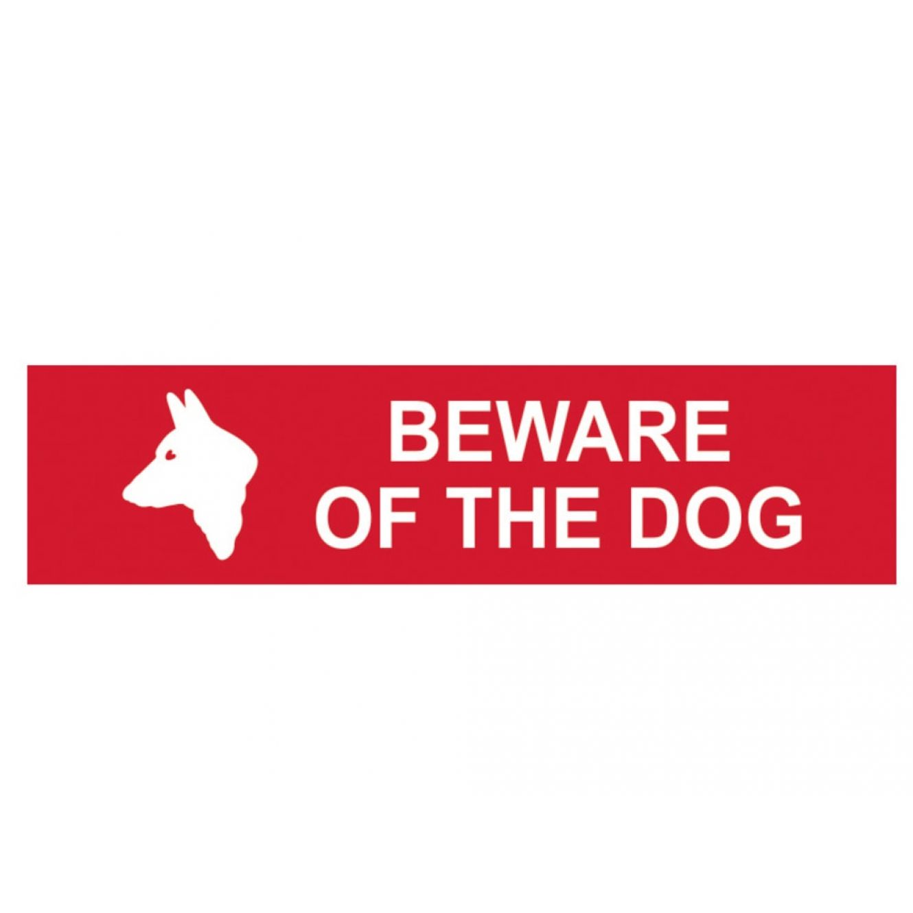 Beware Of The Dog - PVC 200 x 50mm SCA5251