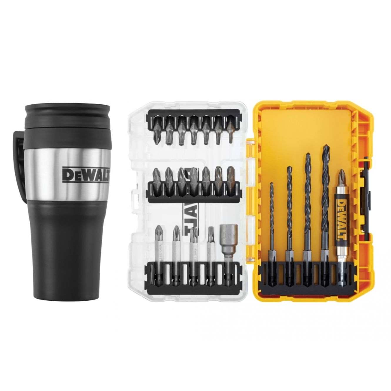 DT70707 Drill Drive Set, 25 Piece + Mug DEWDT70707QZ