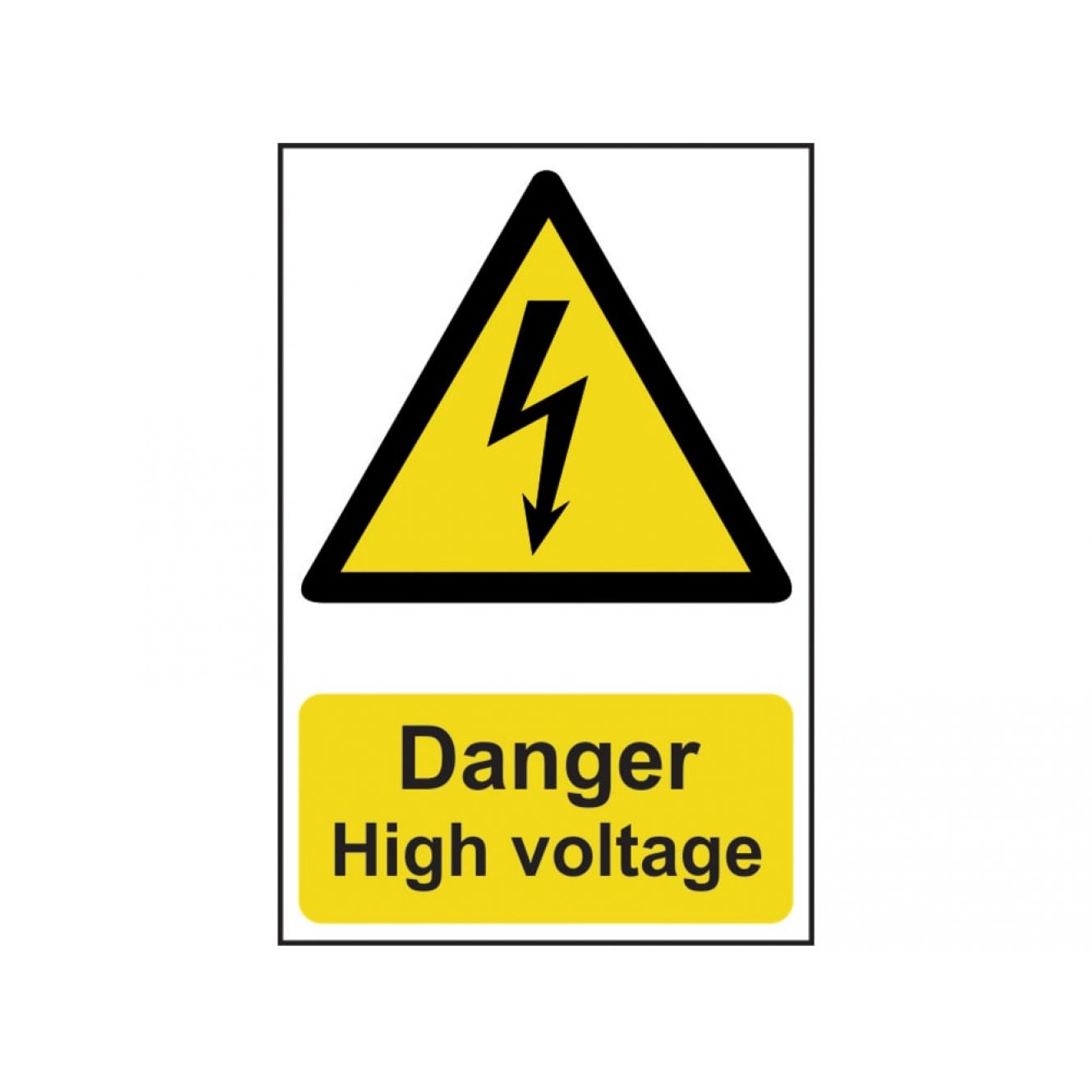 Danger High Voltage - PVC 200 x 300mm SCA0761