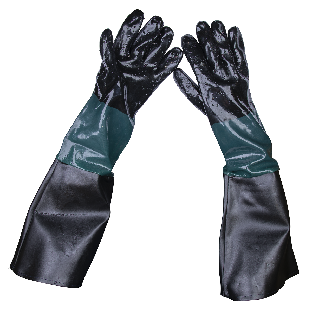 Shot Blasting Gauntlets 585mm Cuffed Pair SSP41