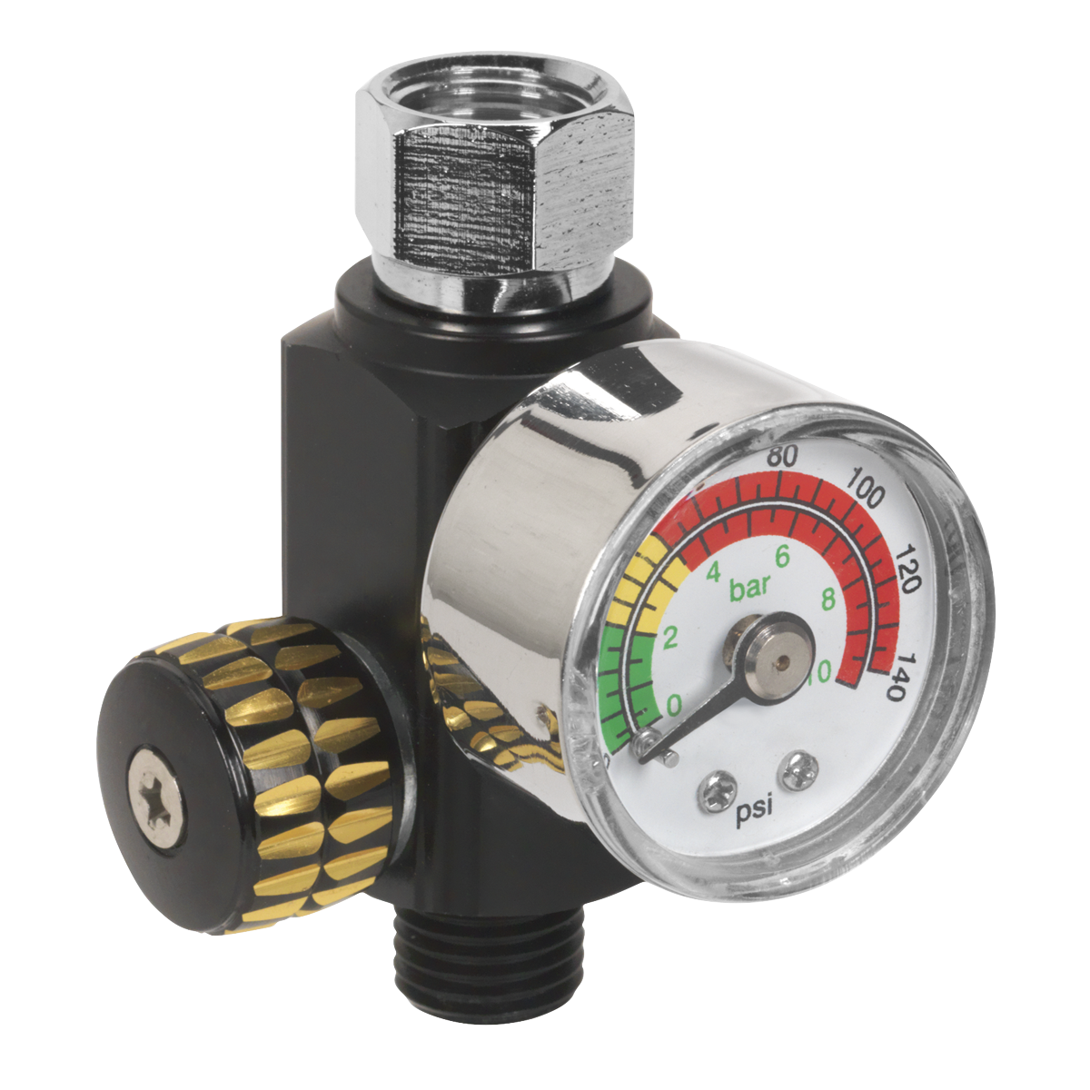 On-Gun Air Pressure Regulator/Gauge AR01