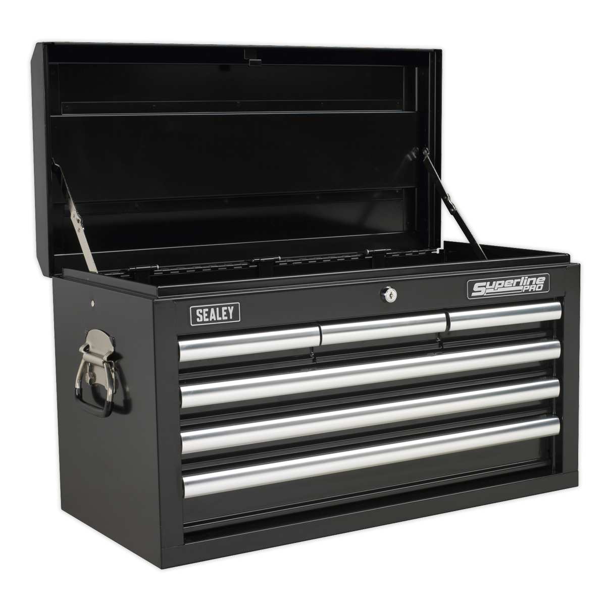Topchest 6 Drawer with Ball-Bearing Slides - Black AP33069B