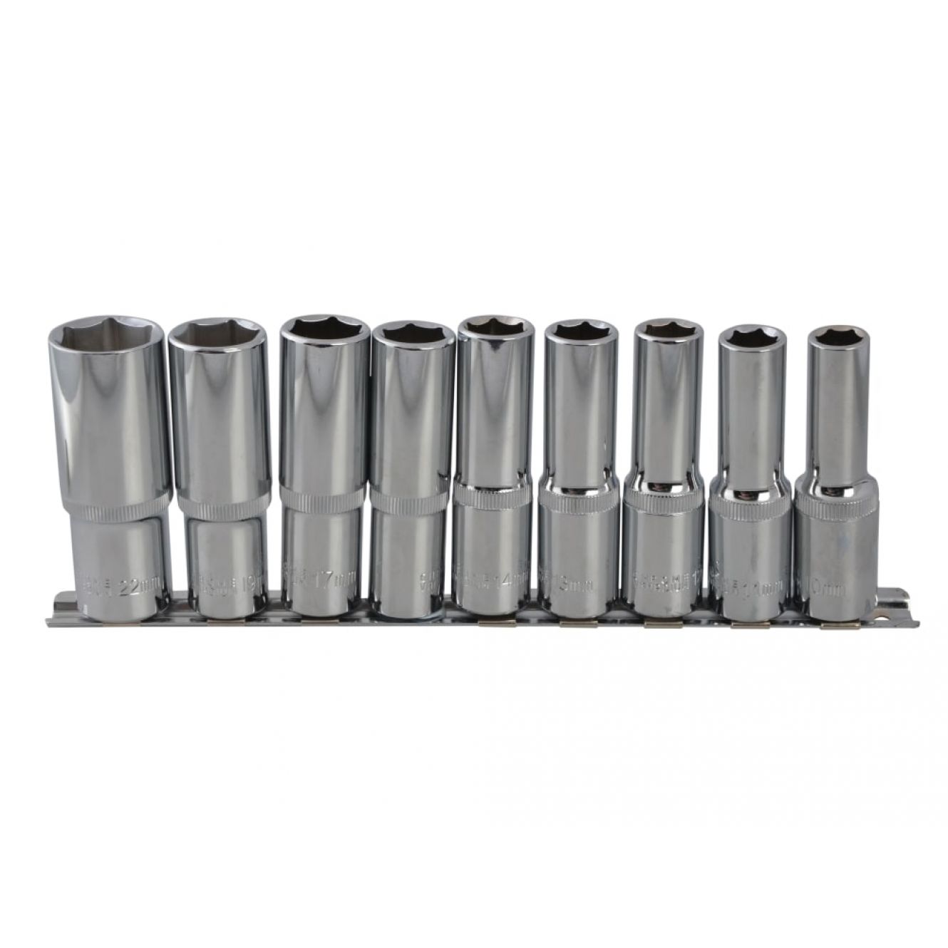 Deep Socket Set of 9 Metric 1/2in Square Drive B/S01541