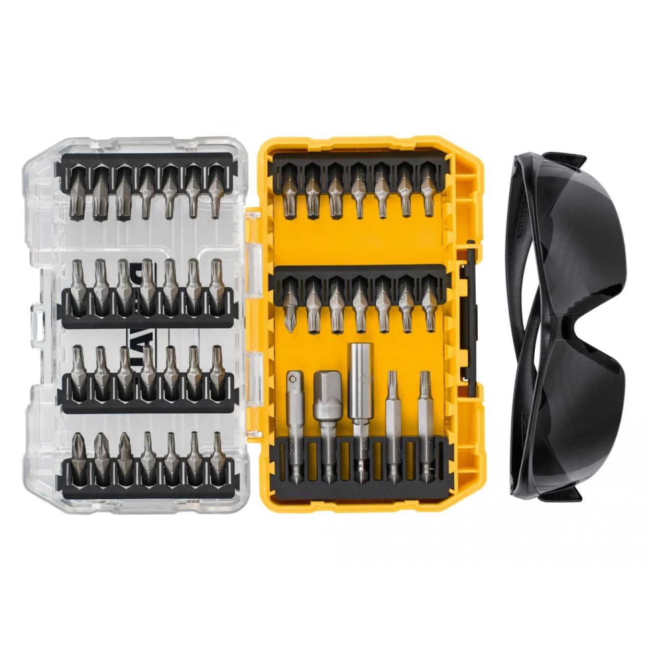 DT70704 Screwdriving Set, 47 Piece + Safety Glasses DEWDT70704QZ