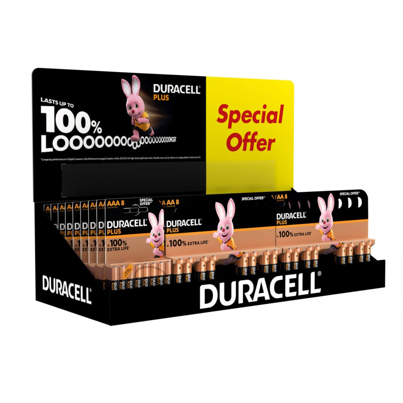 Duracell Battery Small CDU Display (10 x AAA & 24 x AA Packs) DURBATCDU