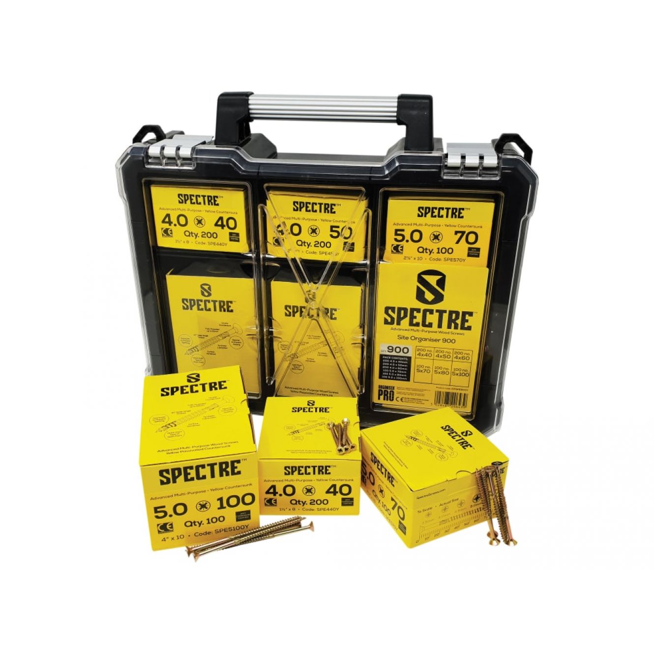 Spectre™ Site Organiser 900 Piece FOROPSPE900Y