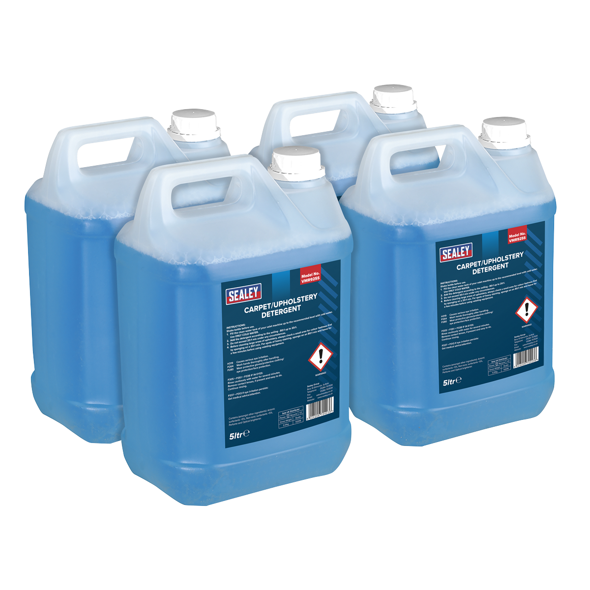 Carpet/Upholstery Detergent 5L Pack of 4 VMR925
