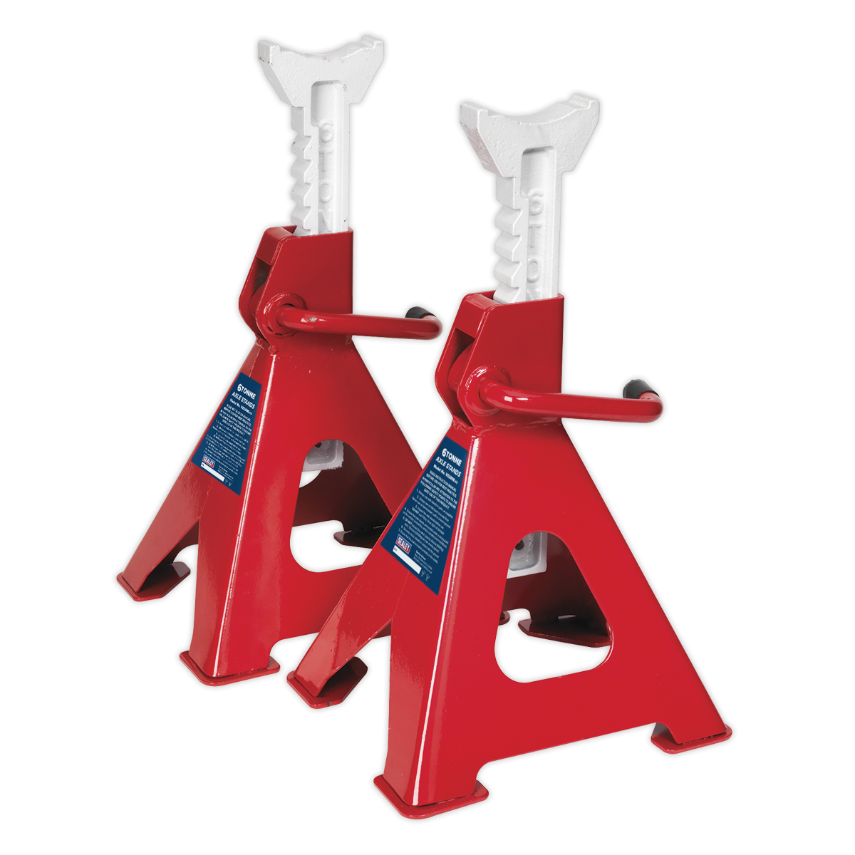 Axle Stands (Pair) 6tonne Capacity per Stand Ratchet Type VS2006