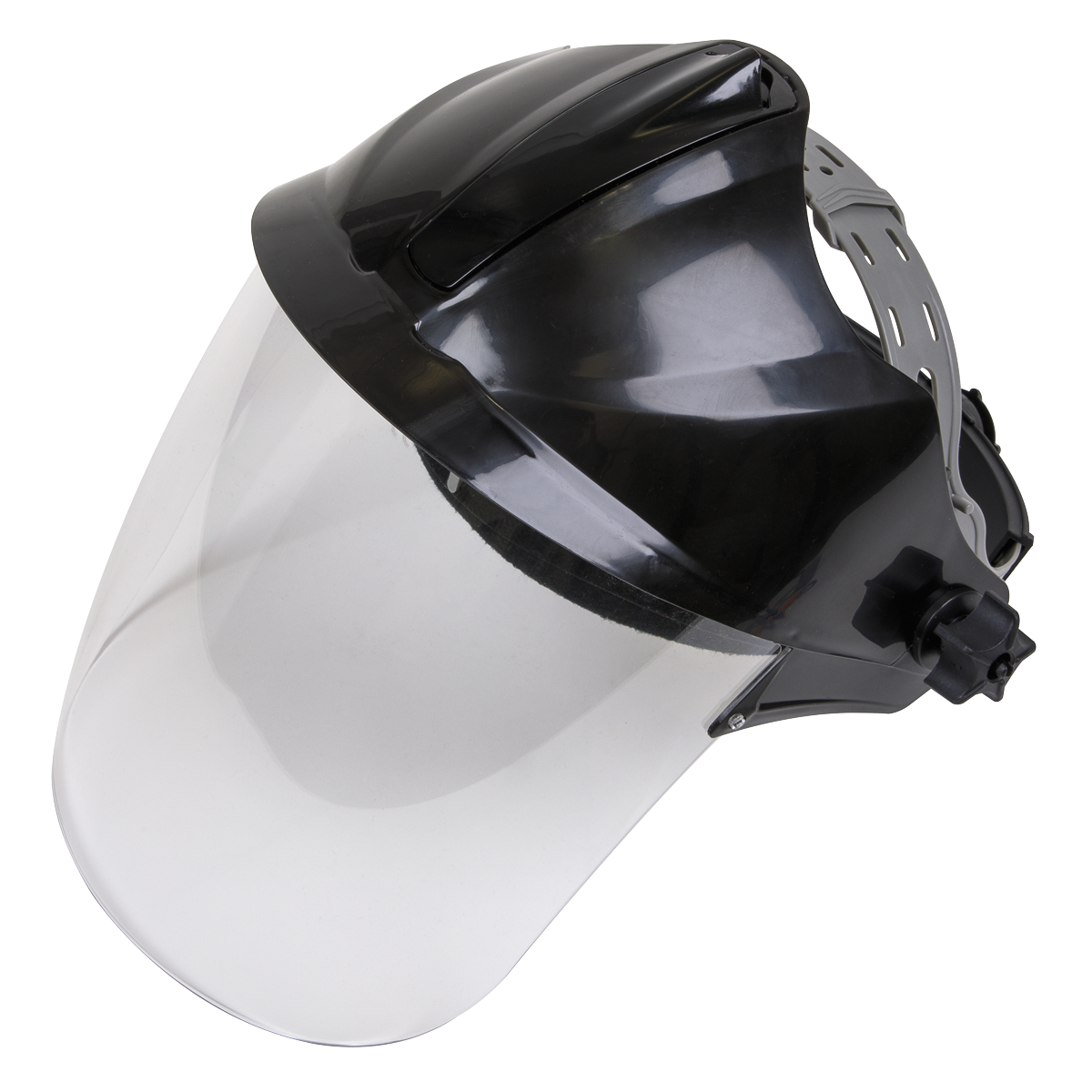 Deluxe Brow Guard with Aspherical Polycarbonate Full Face Shield SSP78