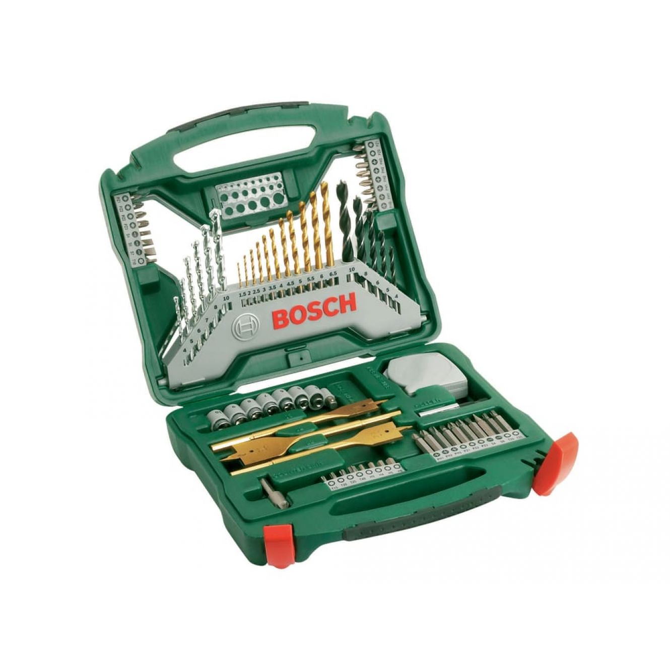 X-Line Titanium Drill and Screwdriver Bit Set, 70 Piece BPA607019329