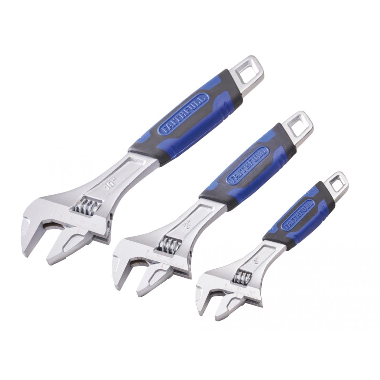 Adjustable Spanner Set, 3 Piece FAIAS3PCA