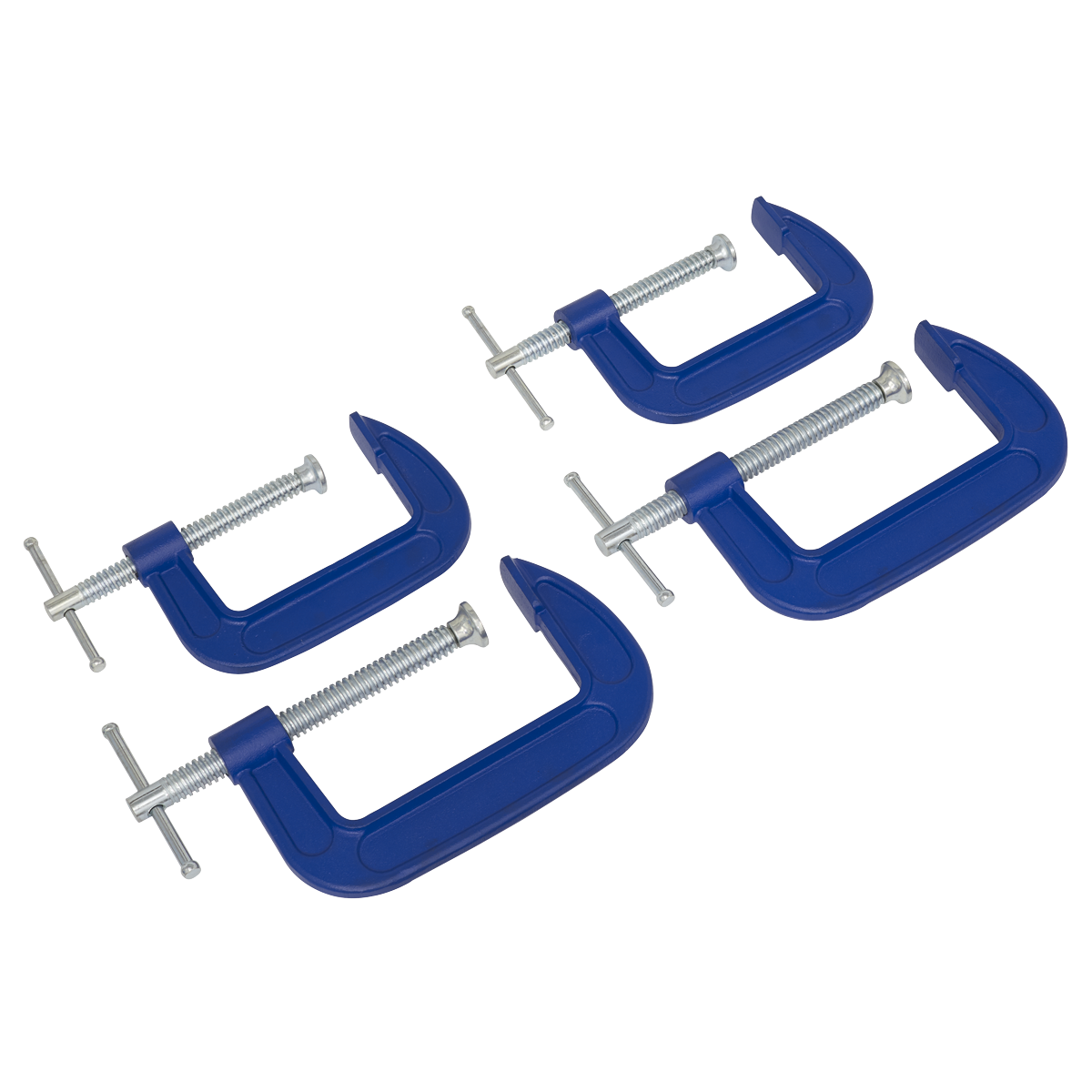 G-Clamp Set 75mm & 100mm - 4pc AK6003SET