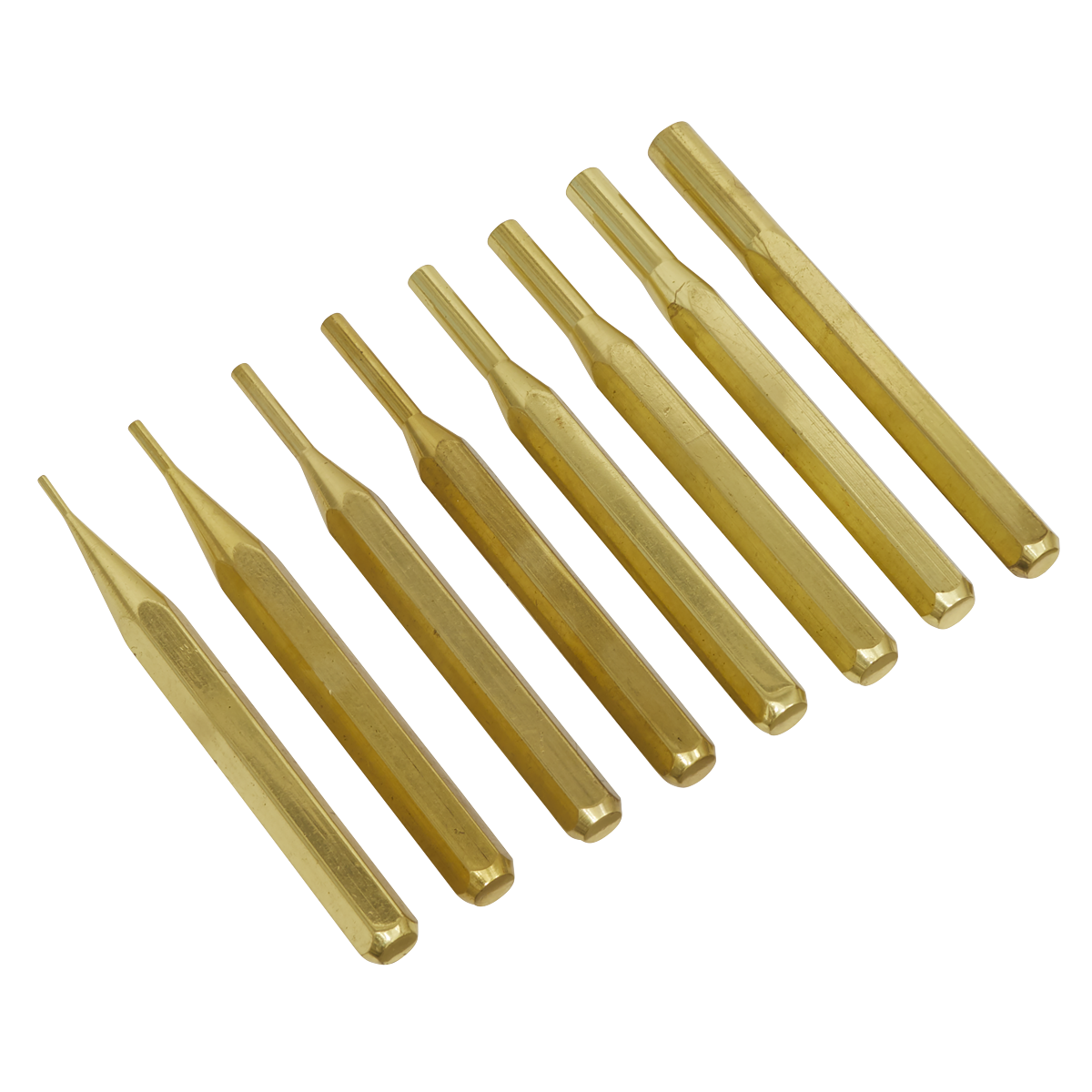 Brass Pin Punch Set 8pc AKB08