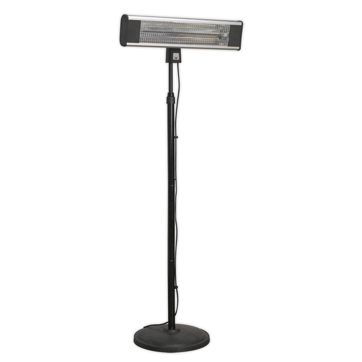 High Efficiency Carbon Fibre Infrared Patio Heater 1800W/230V with Telescopic Floor Stand IFSH1809R