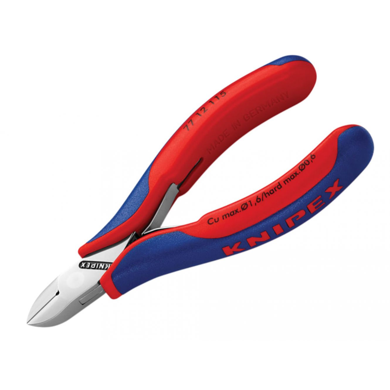 Electronics Diagonal Cut Pliers - Round Bevelled 115mm KPX7712115