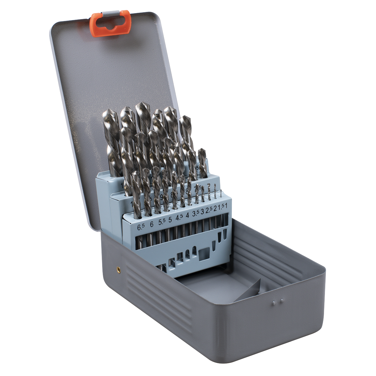 Left-Hand Spiral Drill Bit Set 25pc AK8191