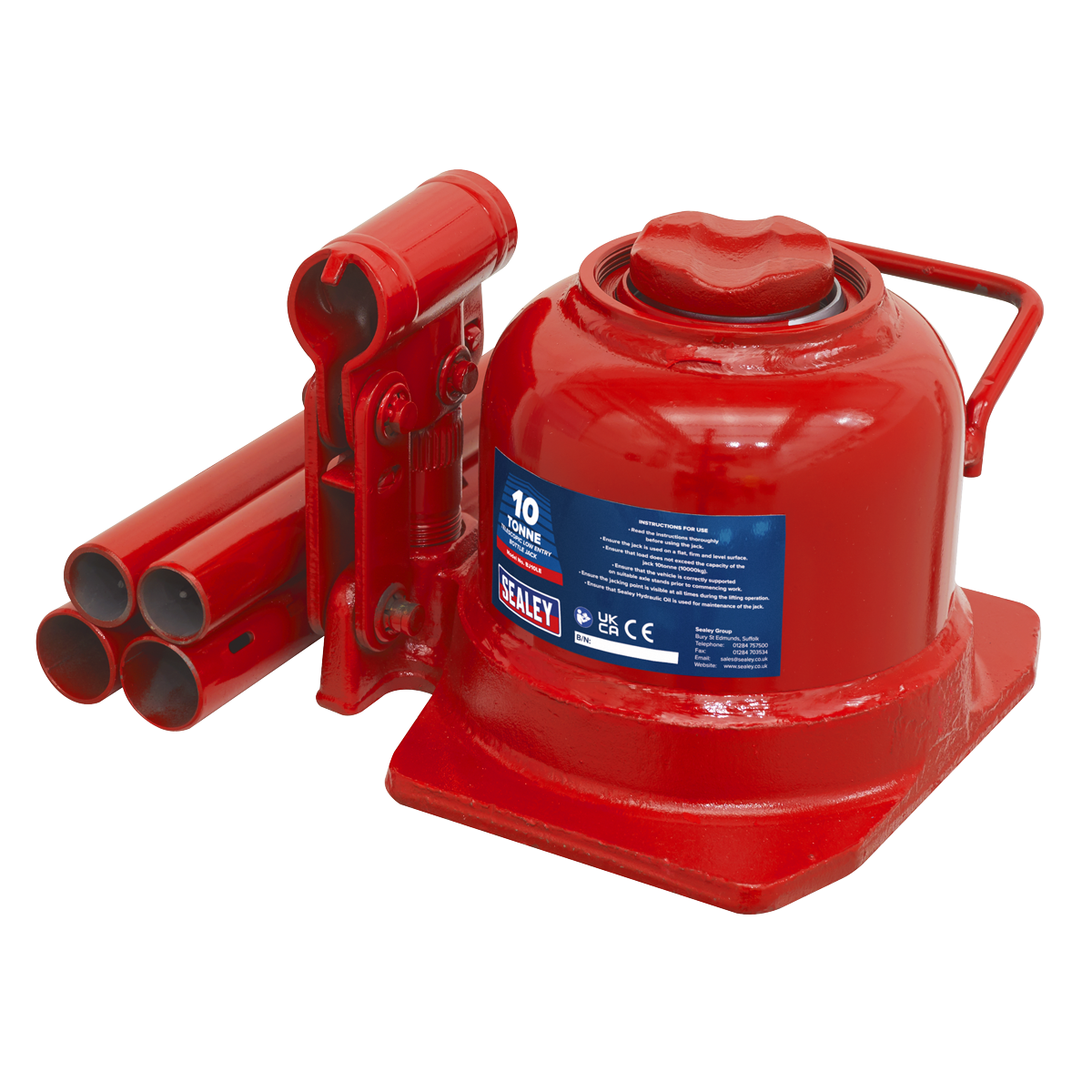 Bottle Jack 10 Tonne Low Profile Telescopic BJ10LE