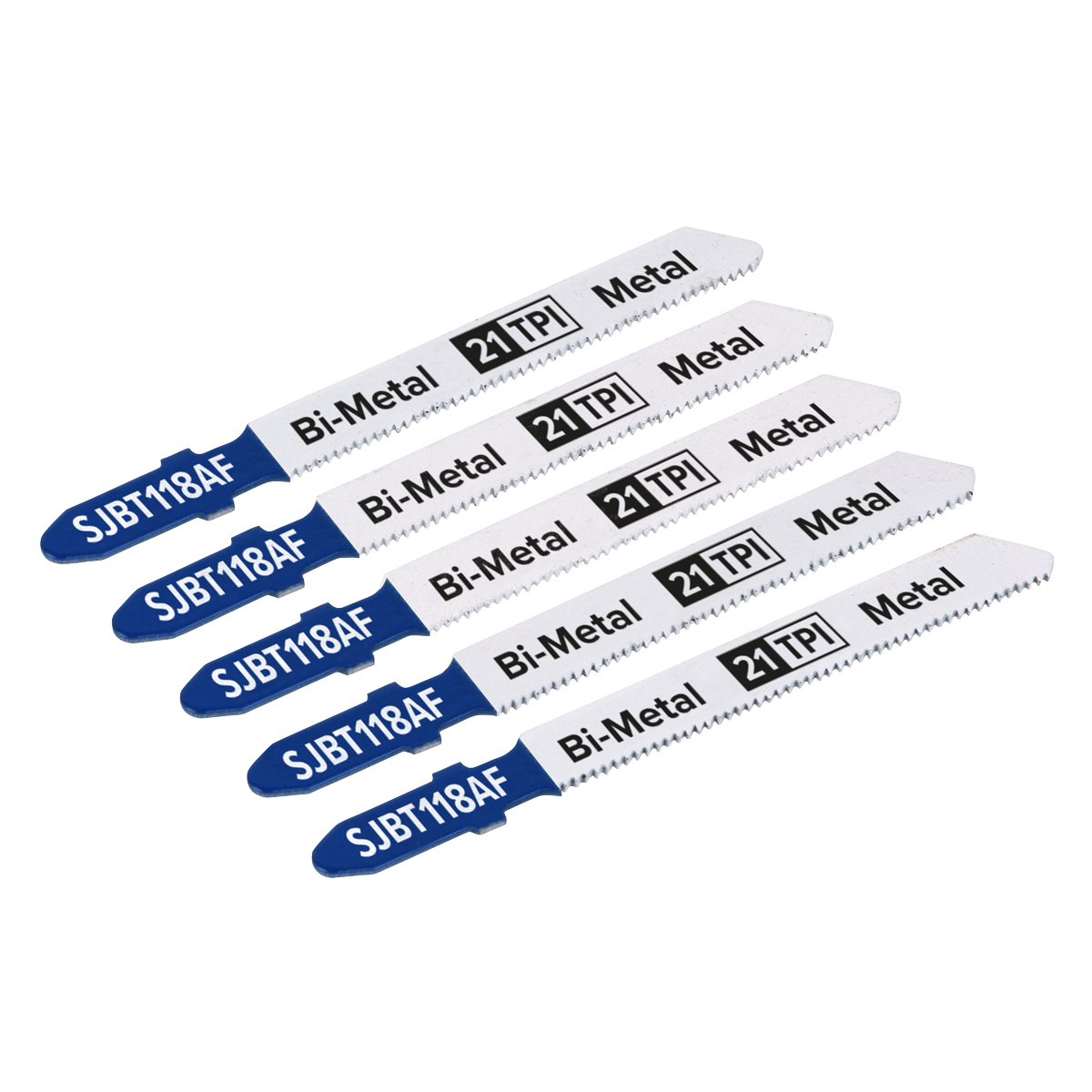 Jigsaw Blade Metal 75mm 21tpi - Pack of 5 SJBT118AF