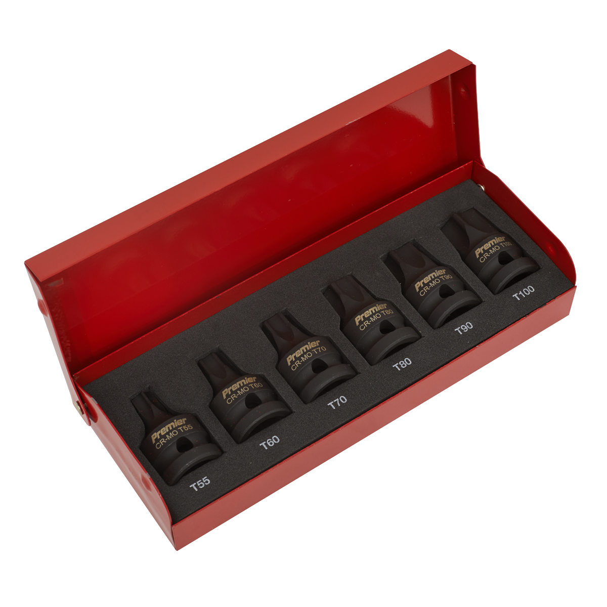 Impact TRX-Star* Socket Bit Set 6pc 1/2"Sq Drive AK5607