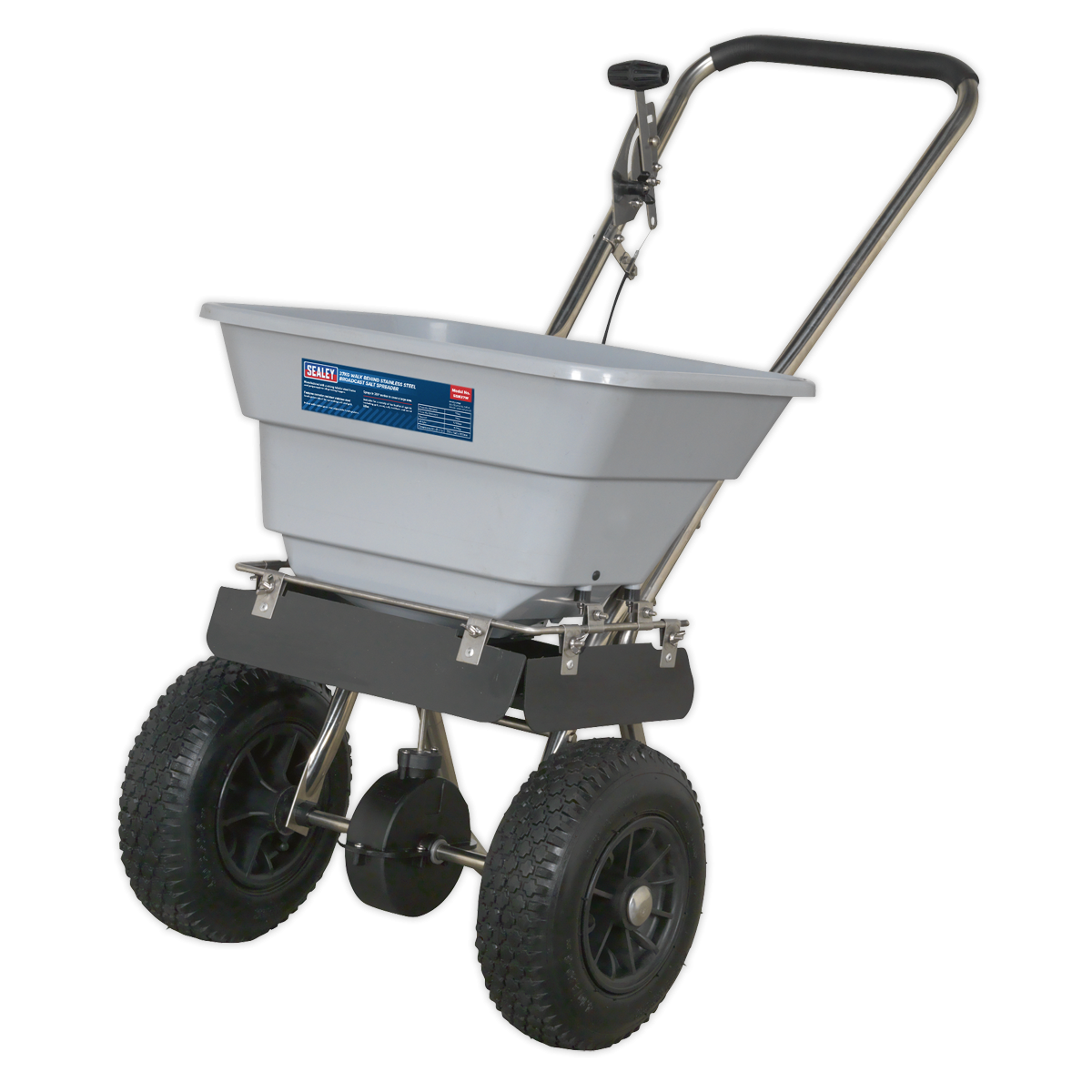 Stainless Steel Broadcast Salt Spreader 37kg Walk Behind SSB37W