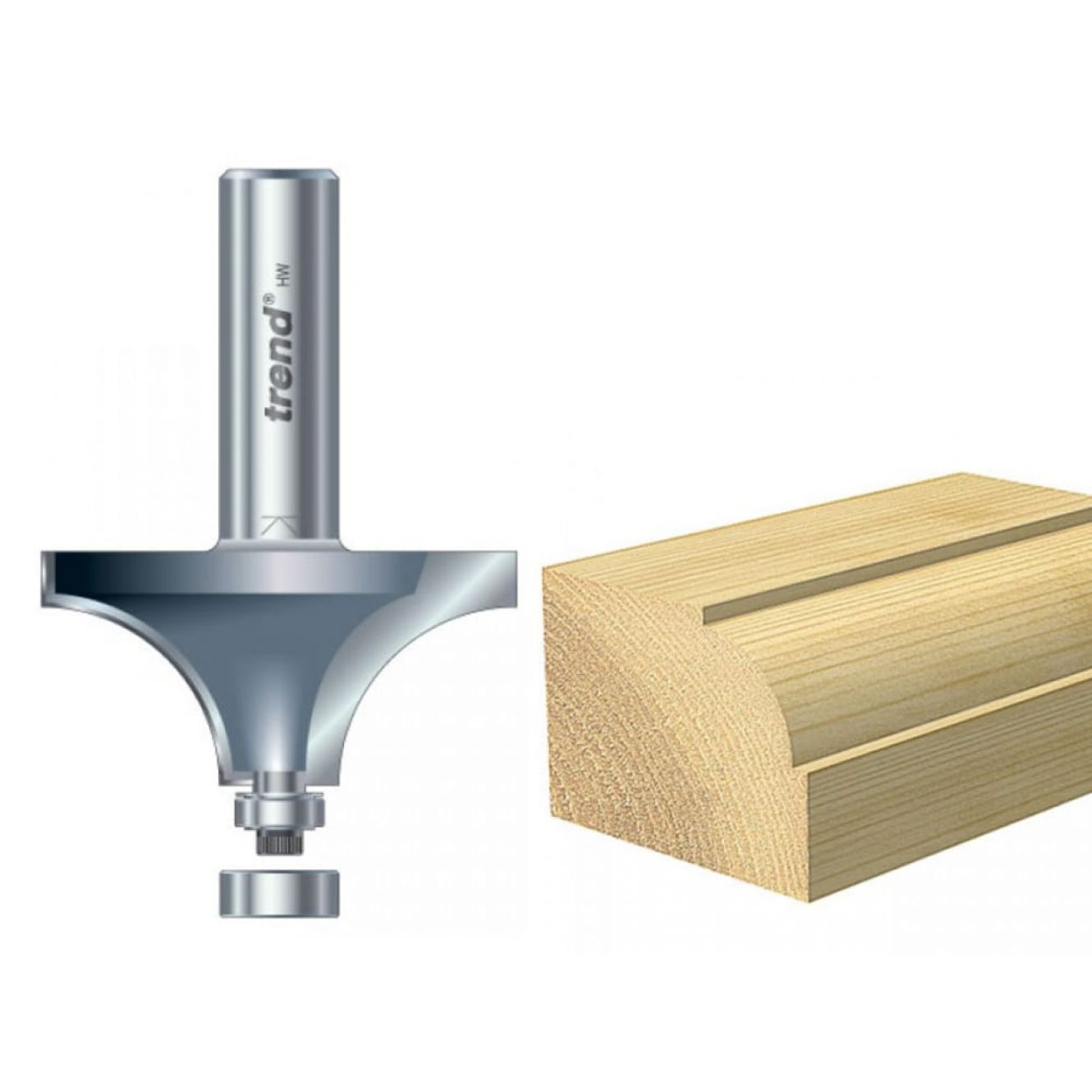 Bearing Guided Ovolo & Round Over Cutters