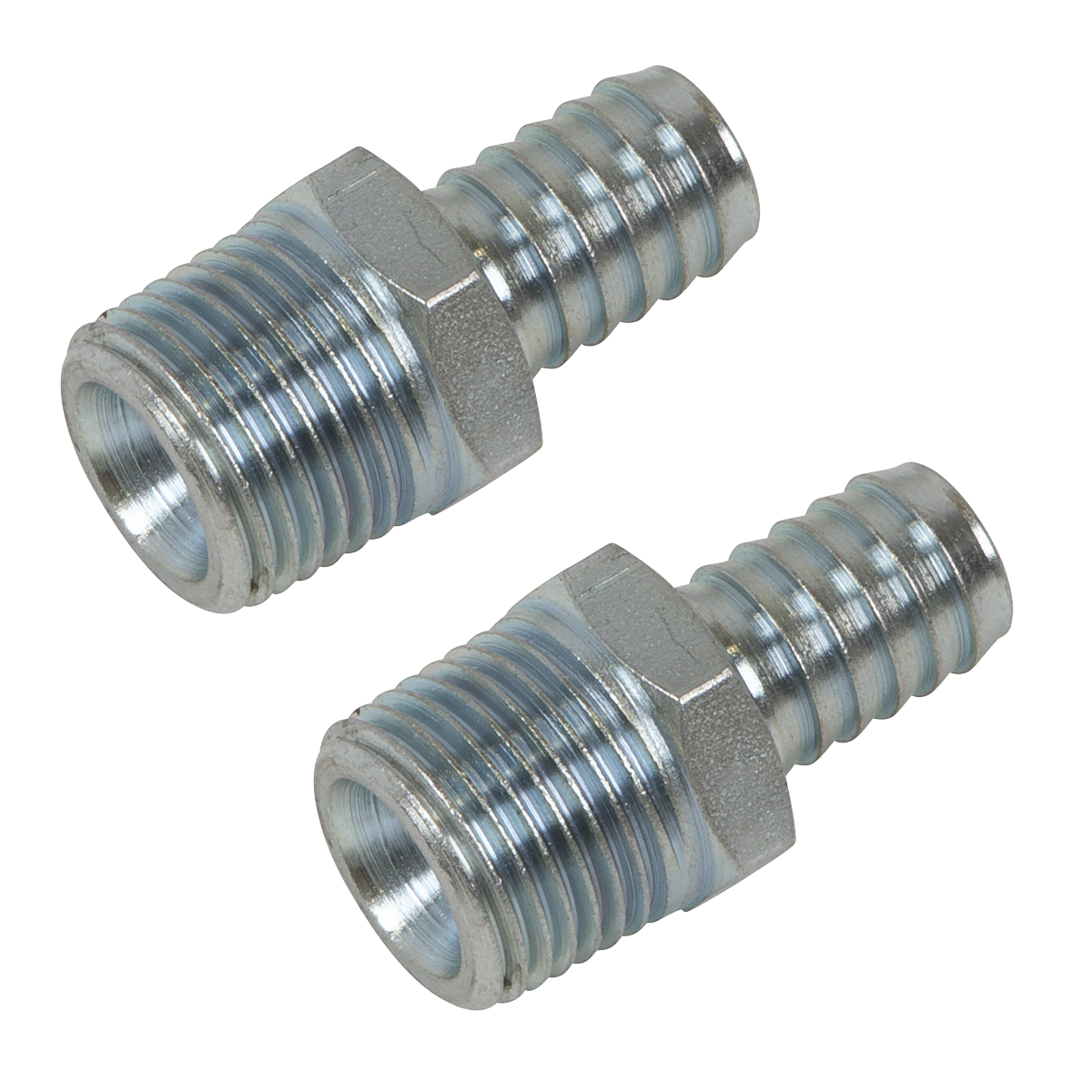 Screwed Tailpiece Male 1/2"BSPT - 1/2" Hose - Pack of 2 AC99