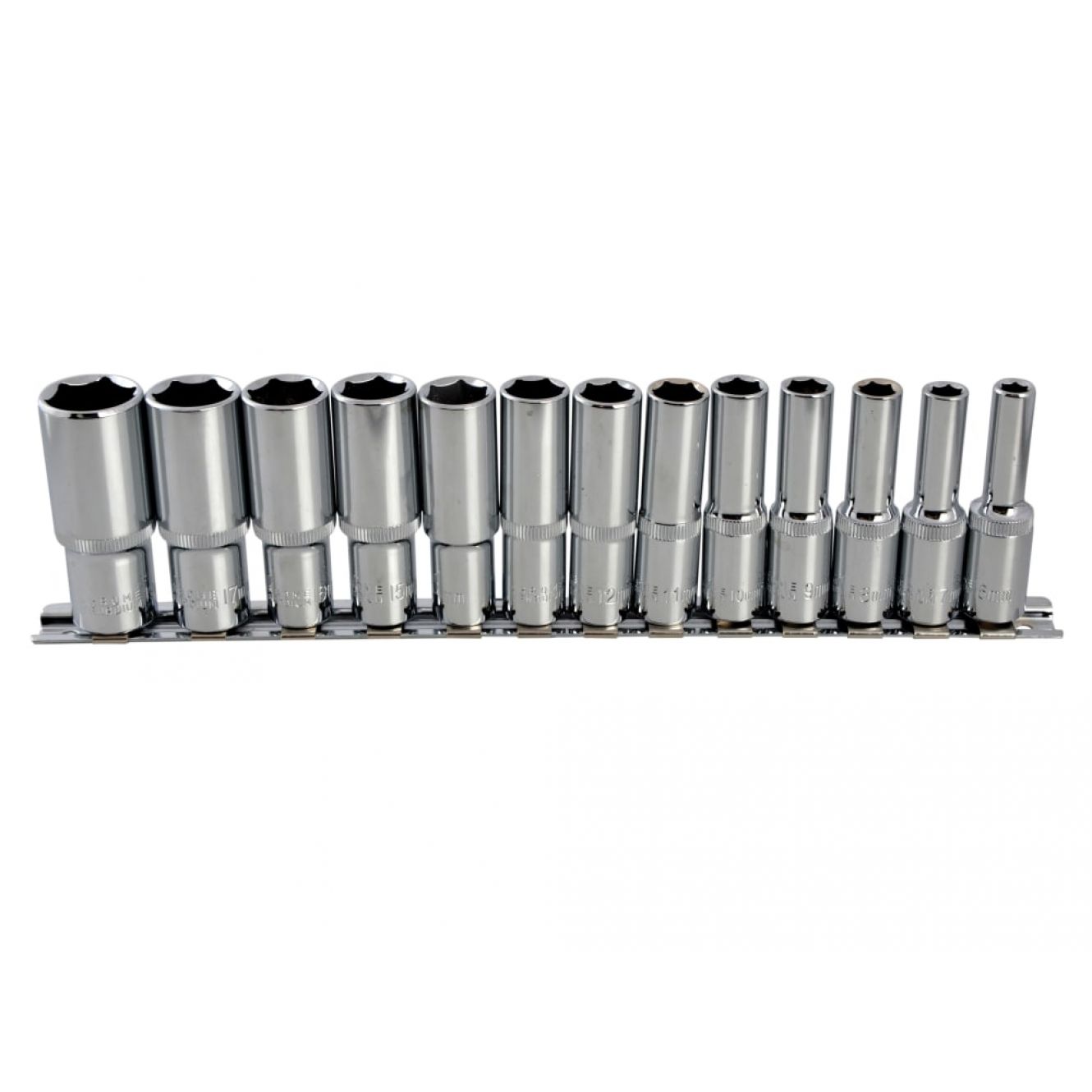 Deep Socket Set of 13 Metric 3/8in Square Drive B/S01542