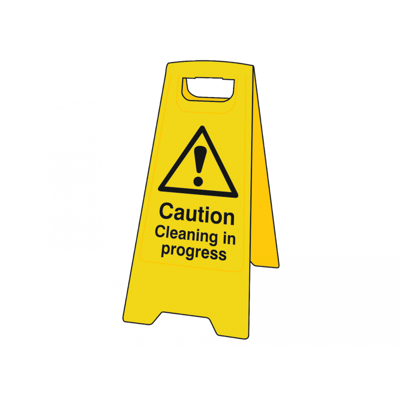 Heavy-Duty 'A' Board: Caution Cleaning In Progress SCA4703