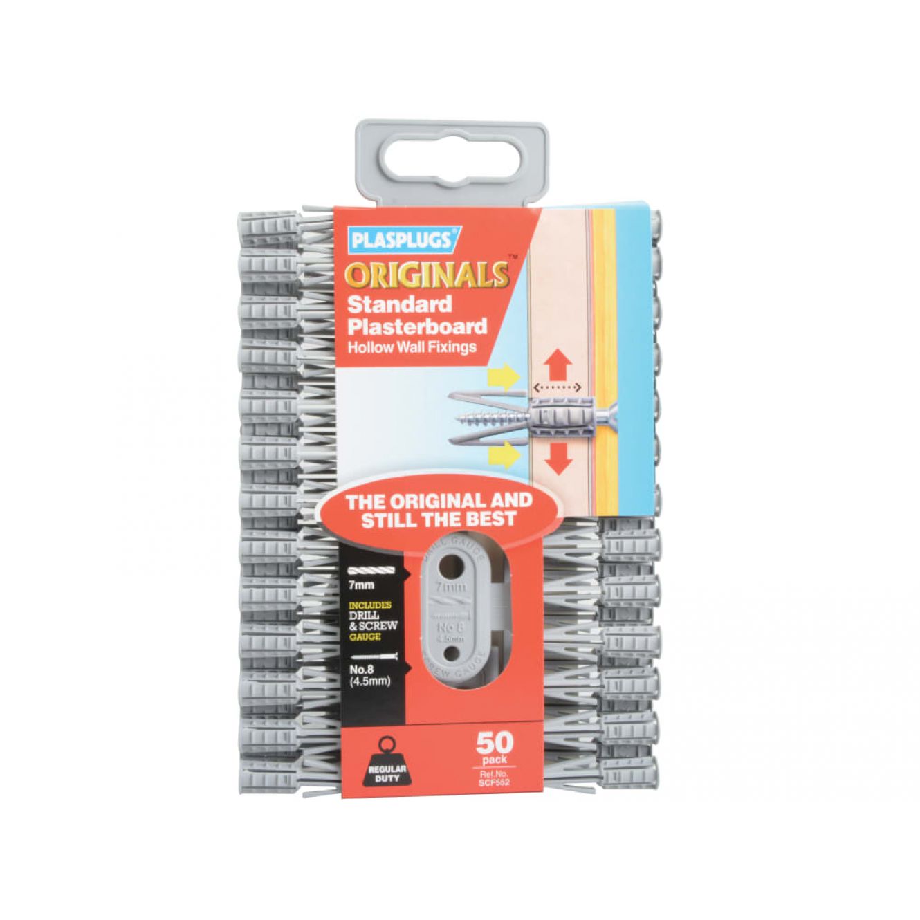 SCF 552 ORIGINALS™ Plasterboard Fixings (50) PLASCF552